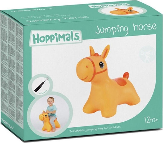 Hoppimals Hopfen Hopfen Pferd für 1+ Jahr alt Jahre Orange 50cm.