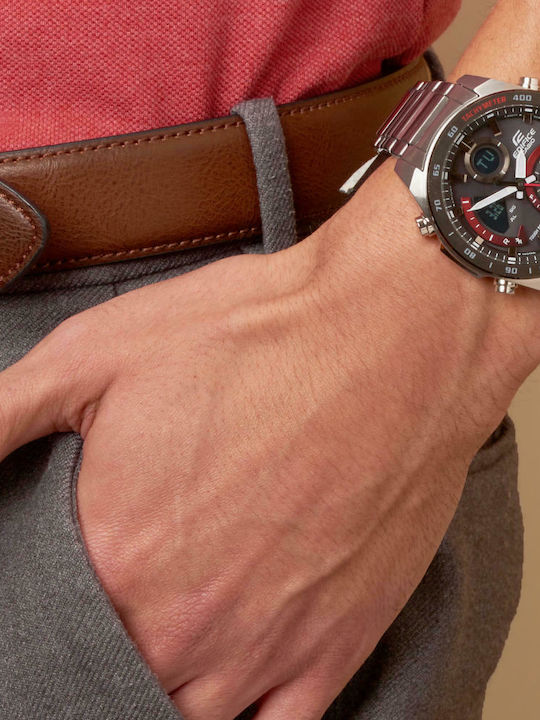 Casio Edifice Ρολόι Solar με Μεταλλικό Μπρασελέ Casio Edifice Ρολόι Solar με Μεταλλικό Μπρασελέ