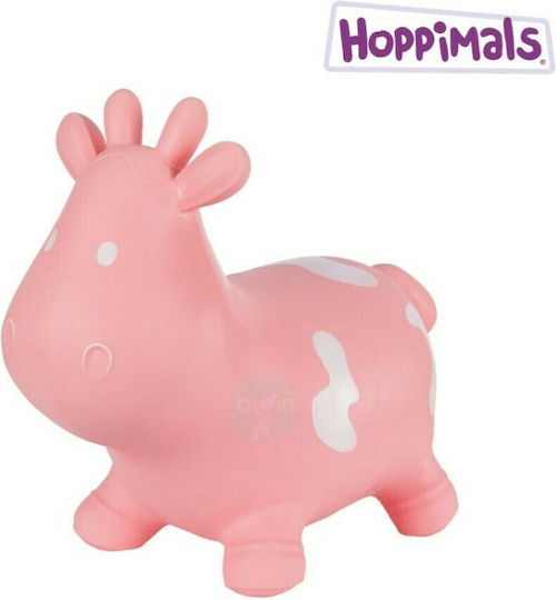 Hoppimals Χοπ Χοπ Αγελάδα Αγελαδίτσα για 1+ Ετών Ροζ 50εκ.