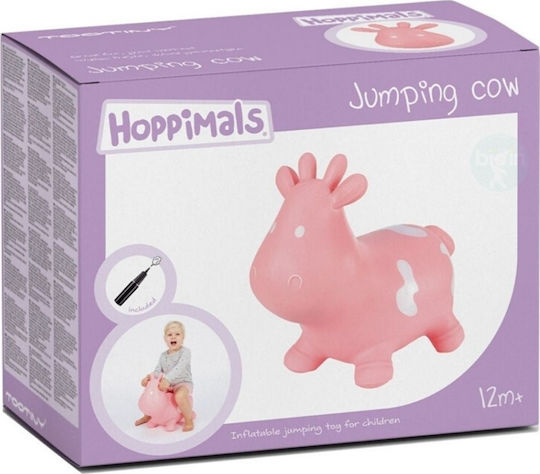 Hoppimals Χοπ Χοπ Αγελάδα Αγελαδίτσα για 1+ Ετών Ροζ 50εκ.
