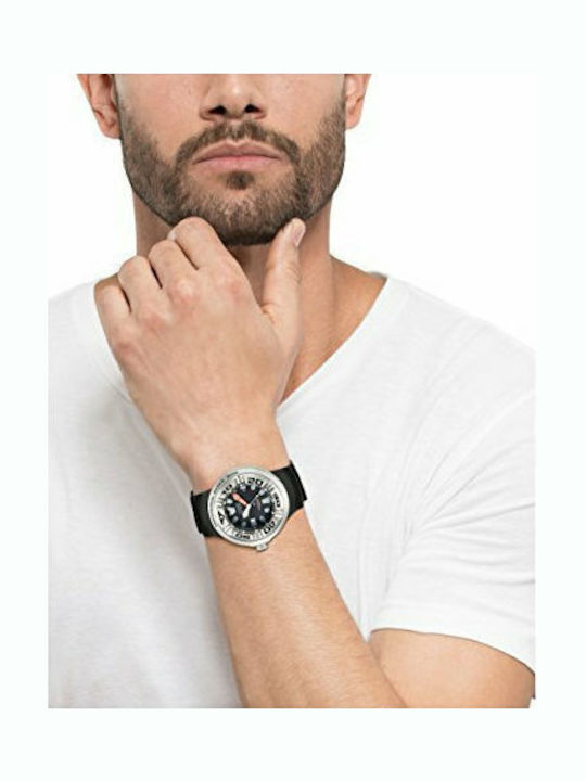 Citizen Promaster Ανδρικό Ρολόι 48mm Eco - Drive με Μαύρο Καουτσούκ Λουράκι