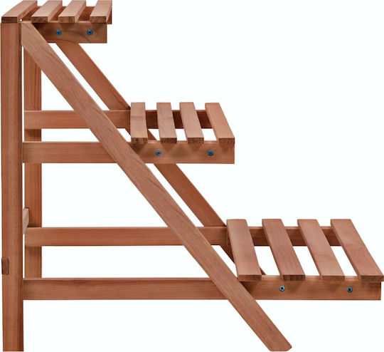 vidaXL Pot Rack Wooden Brown 48cmx45cm / 40cmx40cmcm.