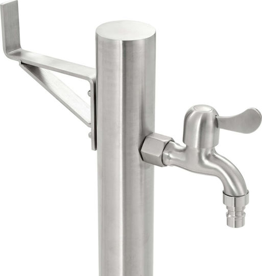 vidaXL Decorative Faucet Garden Stainless Steel Floor Round 65cm 65cmx65cm 45457
