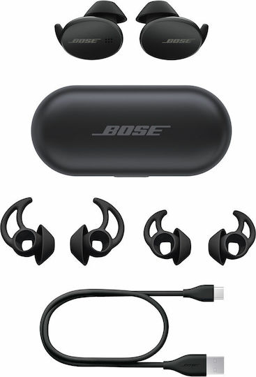 Bose Sport Earbuds Bluetooth-Freisprecheinrichtung Kopfhörer mit Schweißresistenz und Ladeetui Triple Black