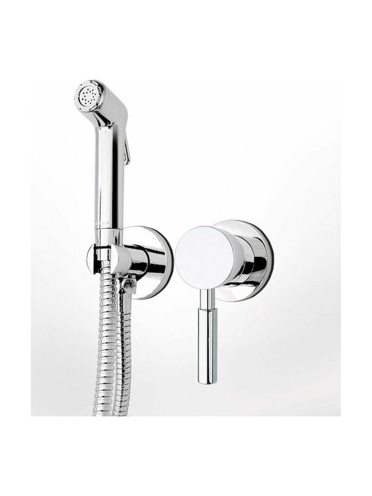 La Torre Flush Mix 200- Wall Mounted Bidet Set Chrome