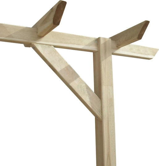 Arbour Grădină din Lemn în Culorea Bej 205cmx400cm