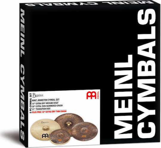 Meinl Seturi de cimbale Byzance Mike Johnston Set (14" Hi-Hat, 18" Crash, 20" Crash, 21" Ride)
