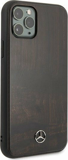 Mercedes-Benz Wood Line Back Cover Wooden Rosewood (iPhone 11 Pro Max)