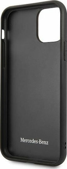 Mercedes-Benz Wood Line Back Cover Lemn Maro (iPhone 11 Pro)