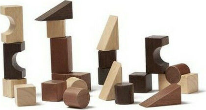 Kids Concept Wooden Building Blocks Stacking for 1+ Year 20 Pieces