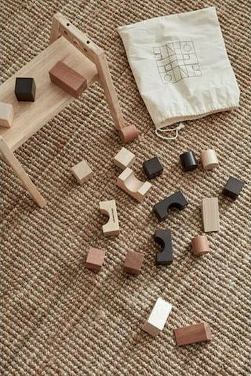 Kids Concept Wooden Building Blocks Stacking for 1+ Year 20 Pieces