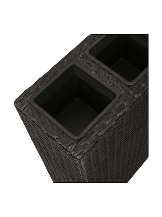 vidaXL Planter Box 79x76cm in Black Color 41084