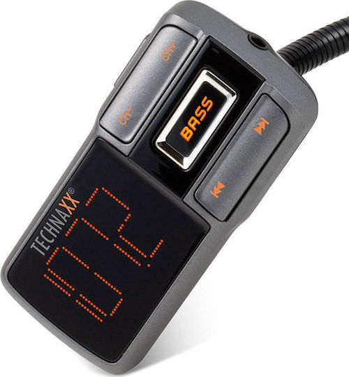 Technaxx FM Transmitter Αυτοκινήτου με Bluetooth / MicroSD / USB