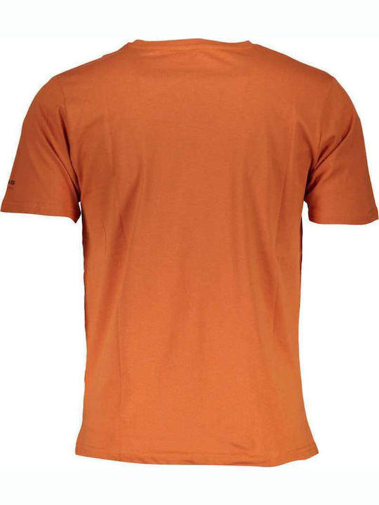 Gas GATS01RNBW Herren T-Shirt Kurzarm Orange