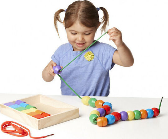 Melissa & Doug Κοσμήματα Primary Lacing Beads για Παιδιά 3+ Ετών