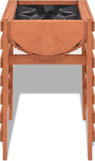 vidaXL Planter Box Wooden Beige 38x36x60cm.