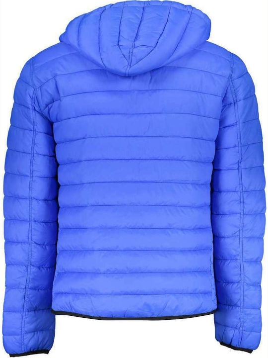 U.S. Polo Assn. Geacă pentru bărbați de iarnă Puffer Albastru 6148946019-537