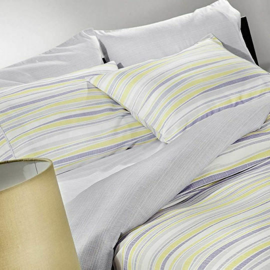 Guy Laroche Super Double Duvet Cover 225x245cm Ripples Lilac
