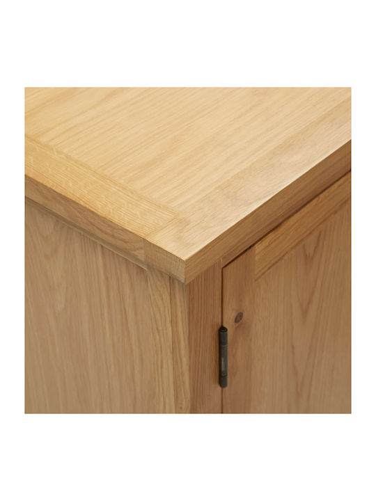 Shelf Unit Storage Made of Wood Oaks L45xW32xH85cm