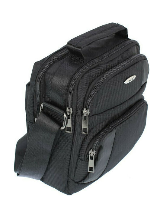 Herrentasche Schulter / Crossbody Schwarz