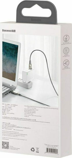 Baseus Flash Series DC Braided USB to Type-C 2m 5A Cable Gray (CA1T2-B0G)