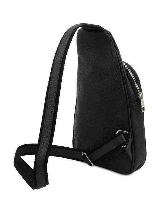 Albert Leder Herrentasche Sling Schwarz