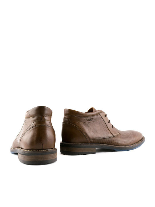 Leather Men's Boots Anatomical Cognac