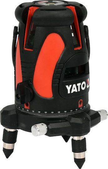 Yato Autonivelant Liniar Nivelă Laser Fascicul Verde 3.7V cu Domeniu de Lucru 25m
