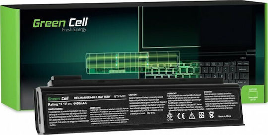 Green Cell Kompatible Batterie für MSI Megabuch mit 4400mAh
