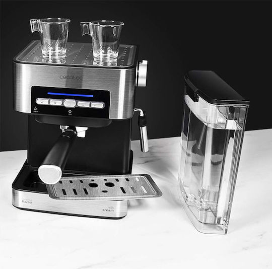 Cecotec Express Power Espresso 20 Matic Μηχανή Espresso 850W Πίεσης 20bar Ασημί