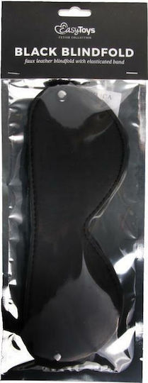 Easytoys Leather Eye Mask BDSM Μάσκα σε Μαύρο Χρώμα