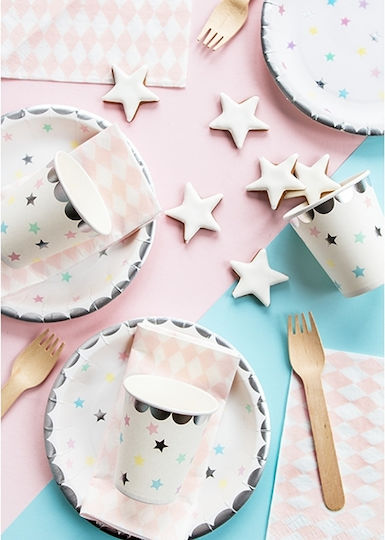 PartyDeco Plate for Party 6pcs
