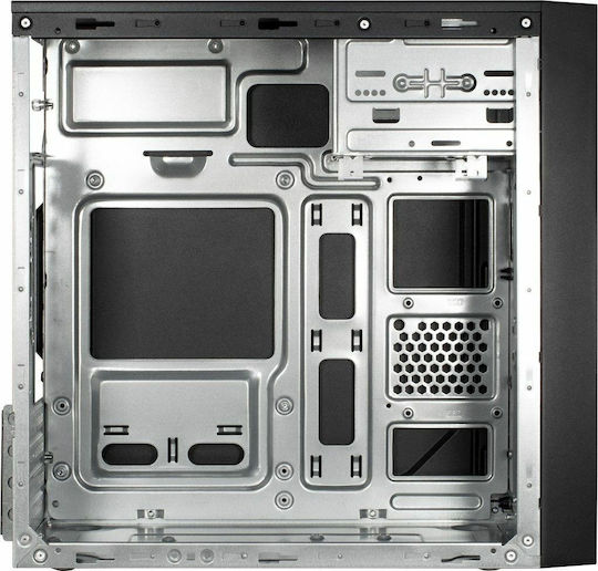 Inter-Tech 6502 Romea Micro Tower Κουτί Υπολογιστή Μαύρο