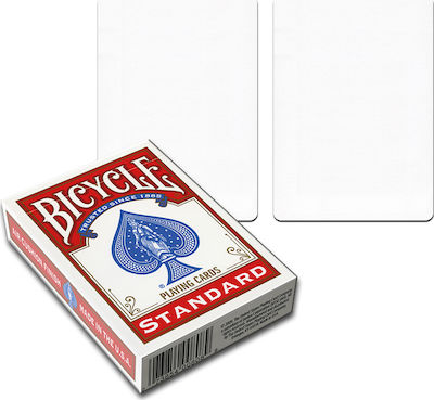 Bicycle Blank Card Τράπουλα Πλαστικοποιημένη Λευκή