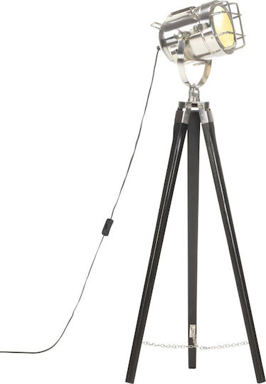 vidaXL Vintage Lampa de podea Î97xL24cm. cu Soclu pentru Bec E27 Negru