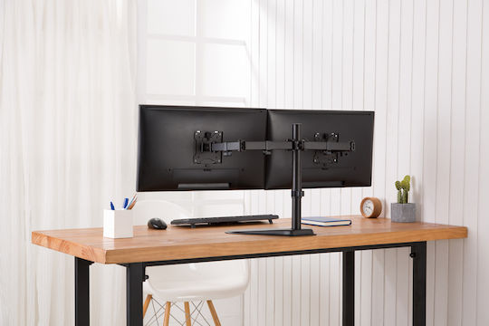 Digitus Stand Desk Mounted for 2 Monitors up to 32" with Arm (DA-90401)