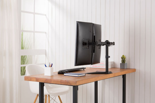 Digitus Stand Desk Mounted for 2 Monitors up to 32" with Arm (DA-90401)