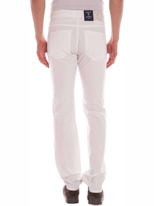 Gant Men's Trousers Chino White