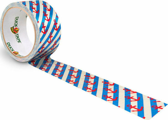 Duck Bandă Washi Autoadezivă pentru Decor Washi Tape 1buc 48mm x 9.1m Nautic