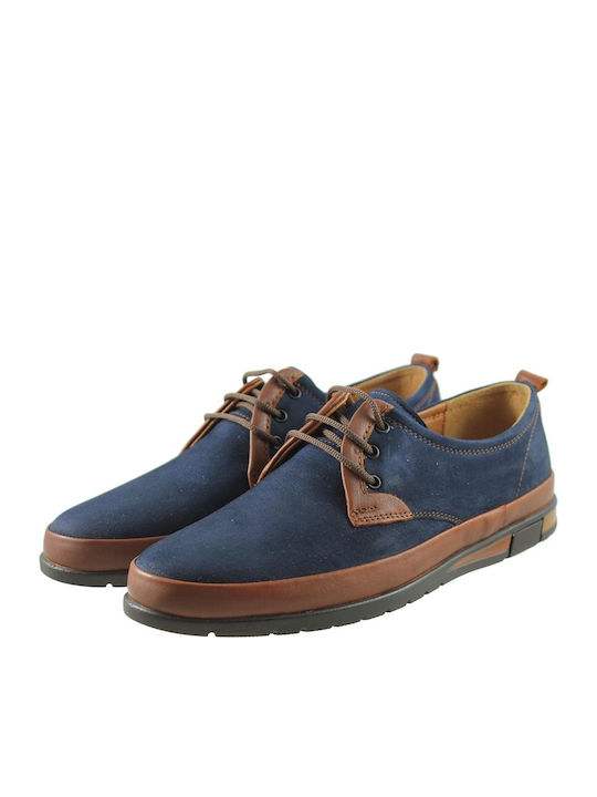 Safe Step 1040 Men's Anatomic Leather Casual Shoes Blue