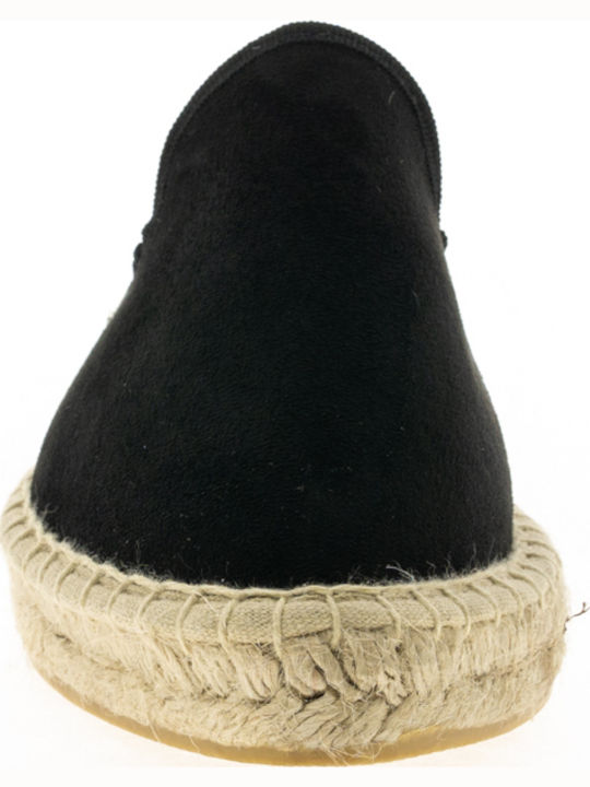 Caspya Flat Mules σε Μαύρο Χρώμα