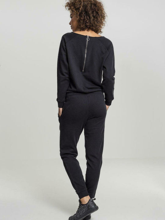 Women's Long-sleeved One-piece Suit Black