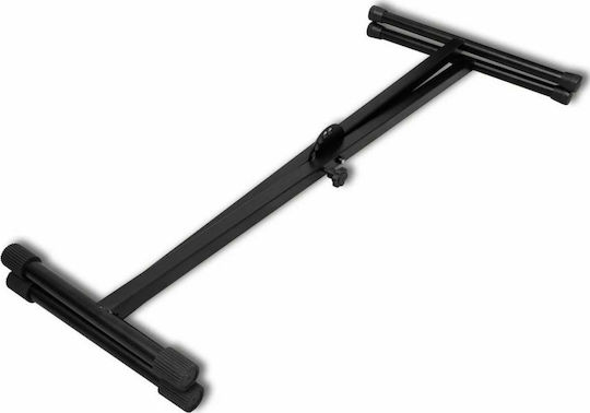 vidaXL Adjustable in X Shape Stand Floor for Keyboards