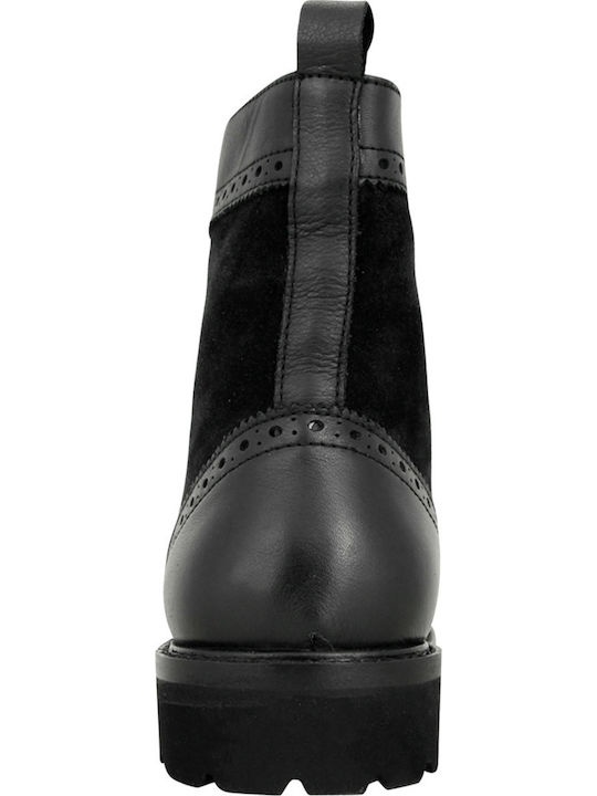 Lontras Leder Schwarz Herrenstiefel