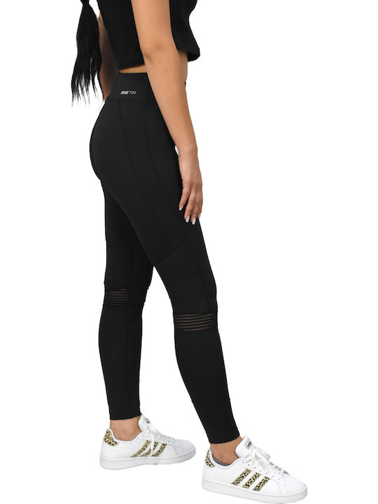Women's Long Running Legging High Waisted Black