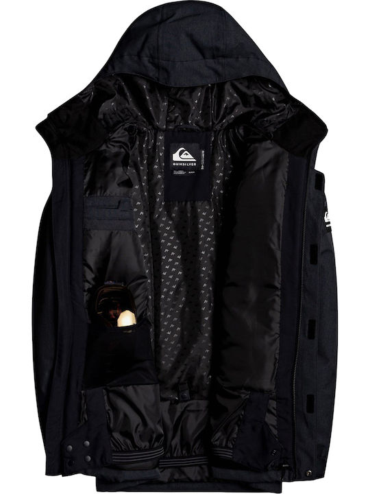 Quiksilver Mission Solid Men's Ski & Snowboard Jacket Gray EQYTJ03266-KVJ0