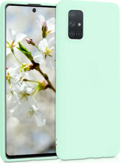 Matt TPU Back Cover Σιλικόνης 1.2mm Τιρκουάζ (Galaxy A71)