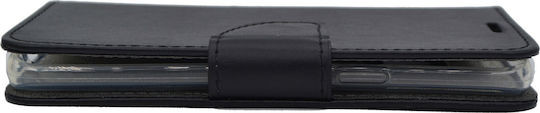 FANCY Wallet Synthetic Leather Black (Galaxy S9)
