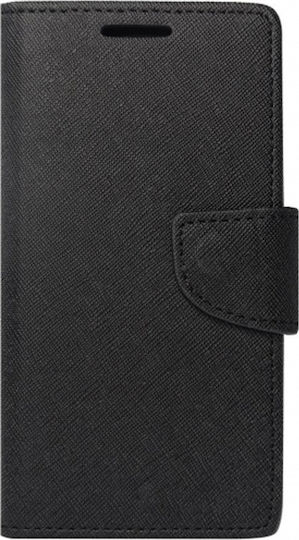 FANCY Wallet Synthetic Leather Black (Galaxy S9)