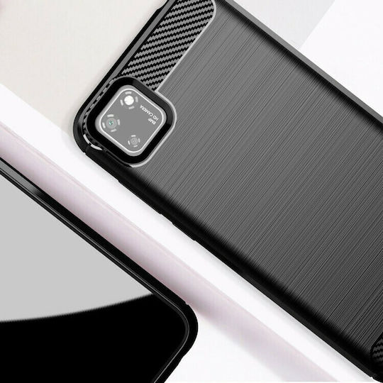 Powertech Back Cover Silicone Black (Huawei Y5p)